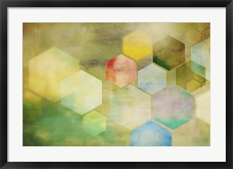 Framed Honeycomb I Print