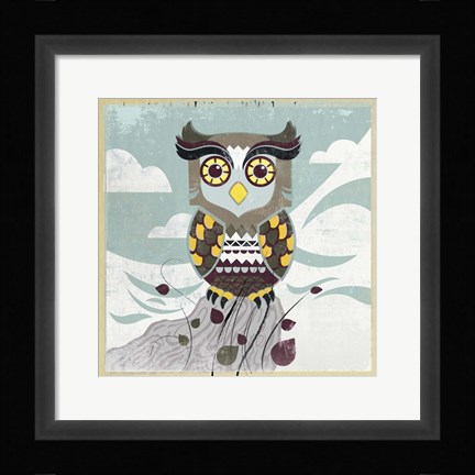 Framed Wise Owl Print