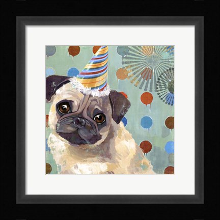 Framed Pug Love Print