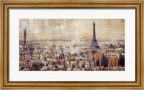Framed City of Light Print