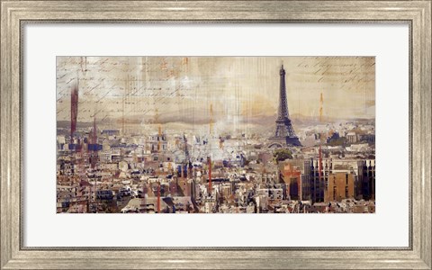 Framed City of Light Print