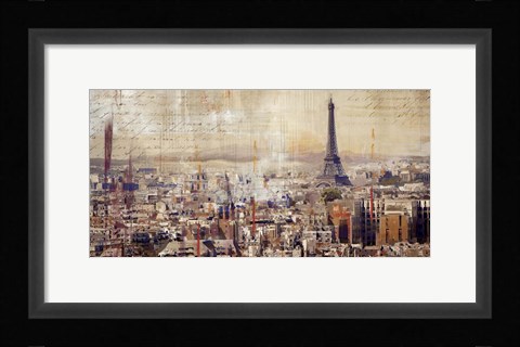 Framed City of Light Print