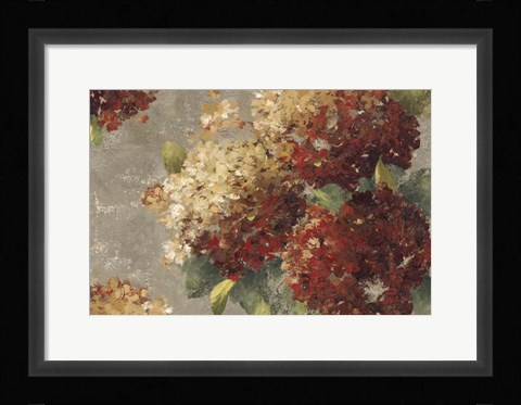 Framed Vintage Hydrangea Print