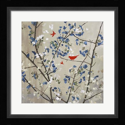 Framed Blue Glory Print