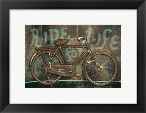 Framed Ride for Life Print