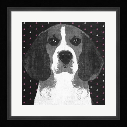 Framed Beagle Print