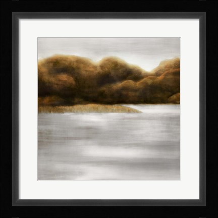 Framed Red Landscape III Print
