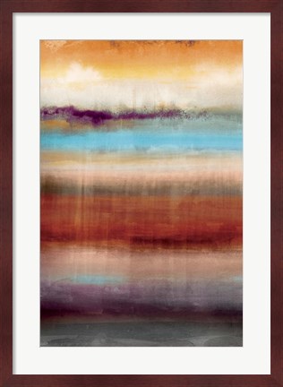 Framed Tribal Colour Wash III Print