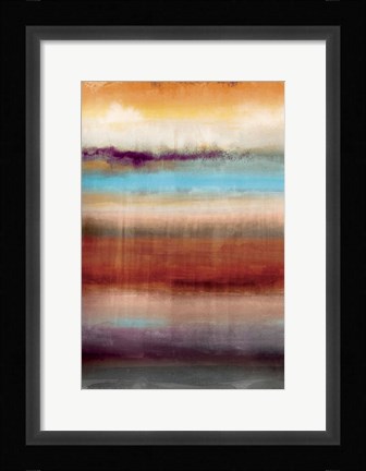 Framed Tribal Colour Wash III Print