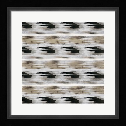 Framed Grey Tribal II Print