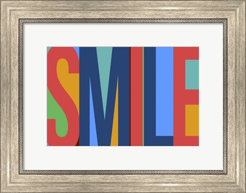 Framed Smile Print