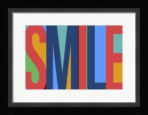 Framed Smile Print