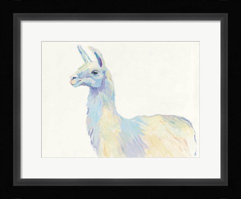 Framed Ophelia Crop Blue Print