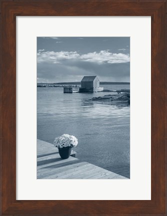 Framed By the Sea III with Border Print