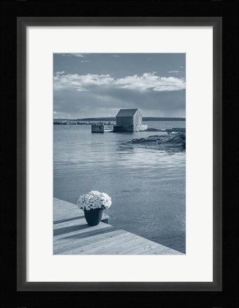 Framed By the Sea III with Border Print