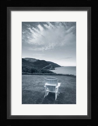 Framed By the Sea IV with Border Print