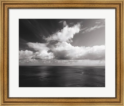 Framed Looking Out BW with Border Print