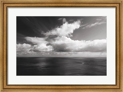 Framed Looking Out BW Print