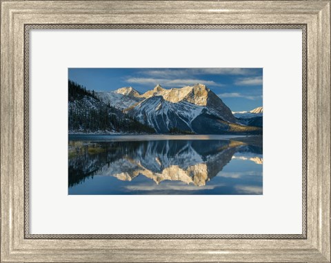 Framed Kananaskis Lake Reflection Print