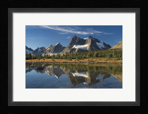 Framed Amethyst Lake Reflection Print