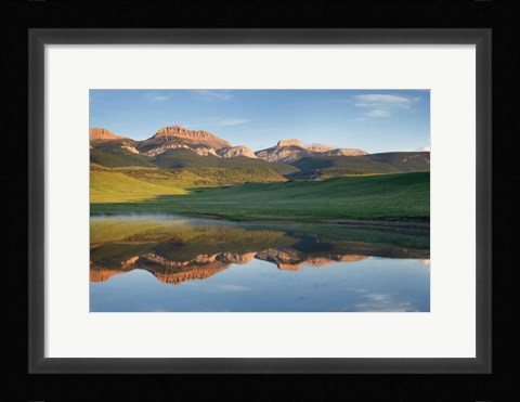 Framed Rocky Mountains Montana Print