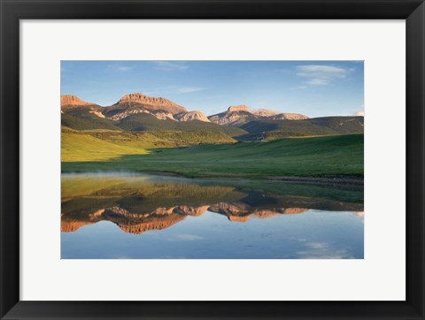 Framed Rocky Mountains Montana Print