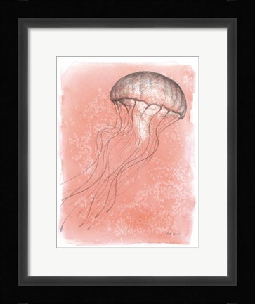 Framed Coastal Sea Life IV Print