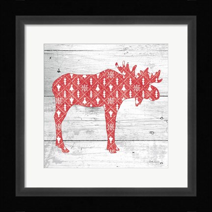 Framed Nordic Holiday IX Print