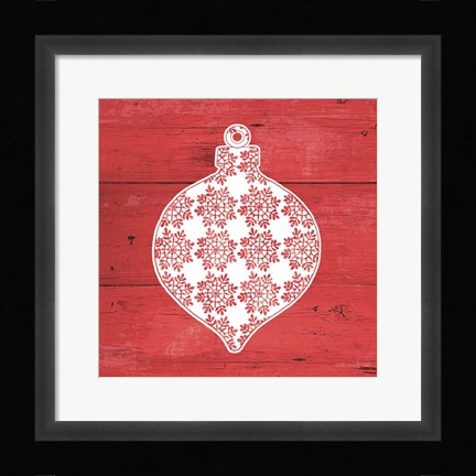 Framed Nordic Holiday XIV Print