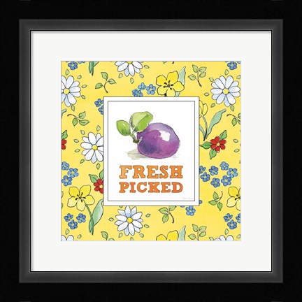 Framed Fresh From the Garden VI Print