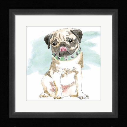 Framed Glamour Pups X Print