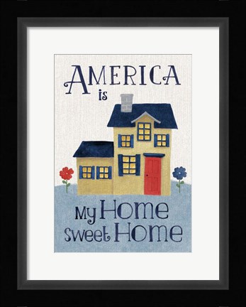 Framed America is Print