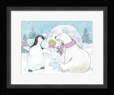 Framed Polar Cap Friends II Print
