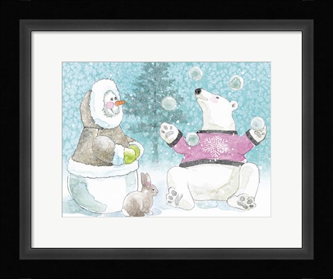 Framed Polar Cap Friends I Print