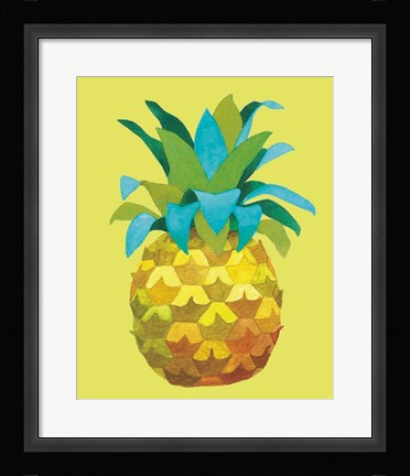 Framed Island Time Pineapples IV Print