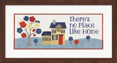 Framed No Place Like Home v1 Print
