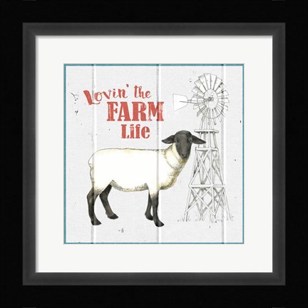 Framed Farm To Table VII Print
