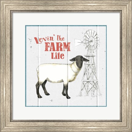 Framed Farm To Table VII Print