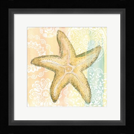 Framed Golden Treasures VI Print