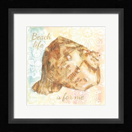 Framed Golden Treasures Inspiration III Print