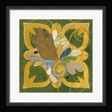 Framed Birds in Spring I Print