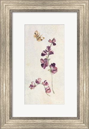 Framed Wild Wallflowers I Print