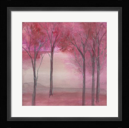 Framed Under the Trees Print