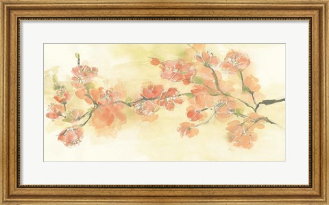 Framed Tinted Blossoms I Print