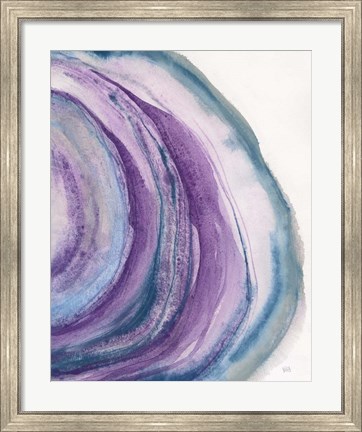 Framed Watercolor Geode II Print