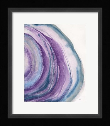 Framed Watercolor Geode II Print