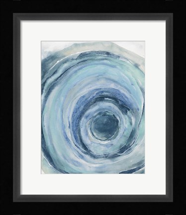 Framed Watercolor Geode IX Print