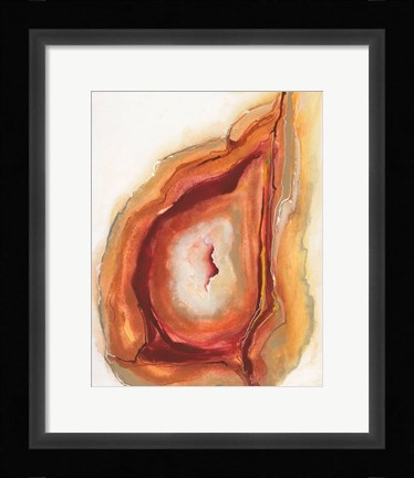 Framed Watercolor Geode V Print