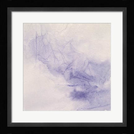 Framed Crinkle Purple Print