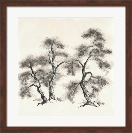 Framed Sumi Tree III Print